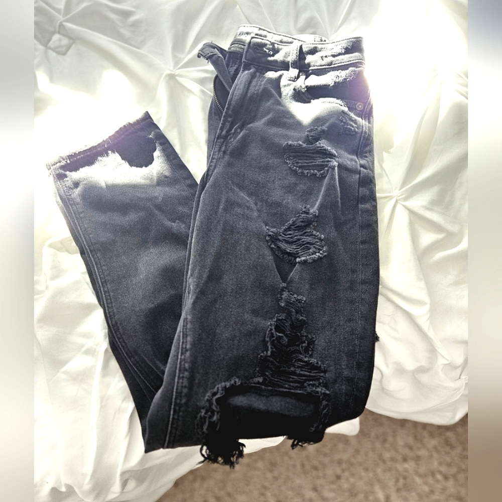 Black Mom Jeans